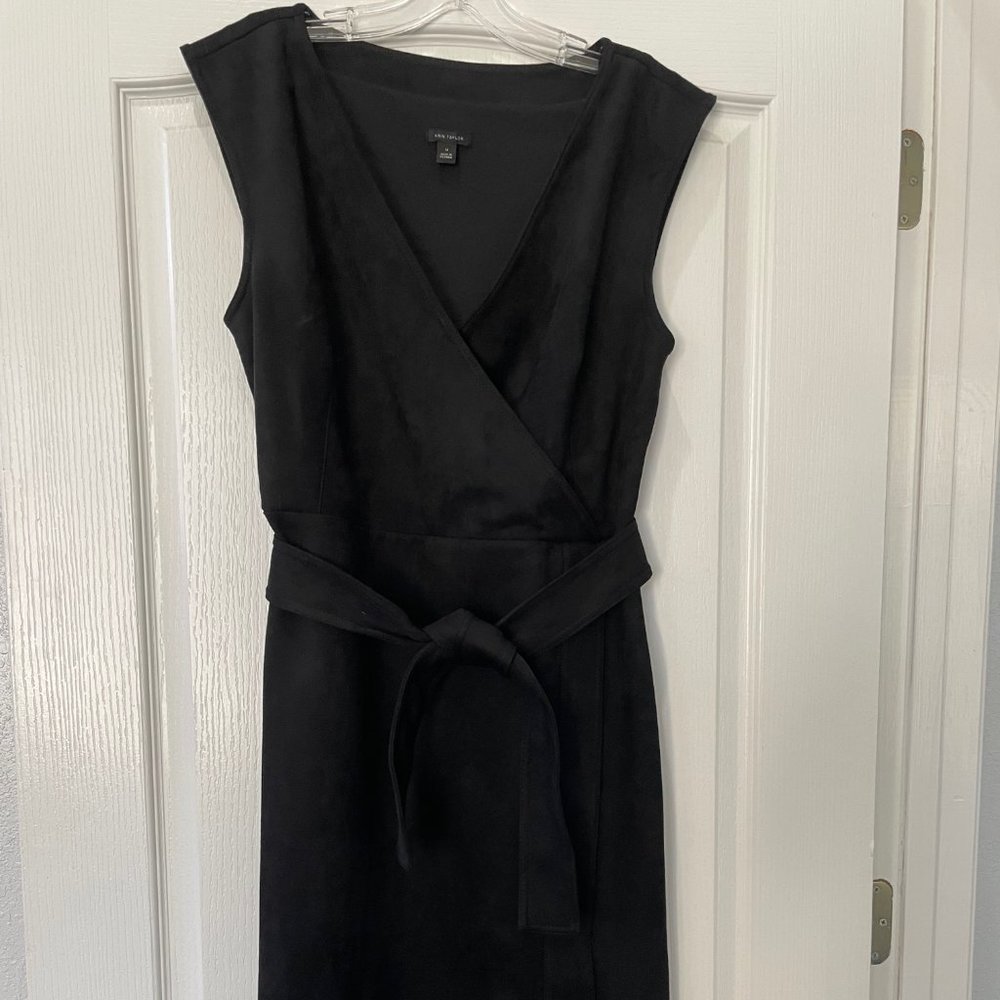 Ann Taylor sleeveless black dress, size 14